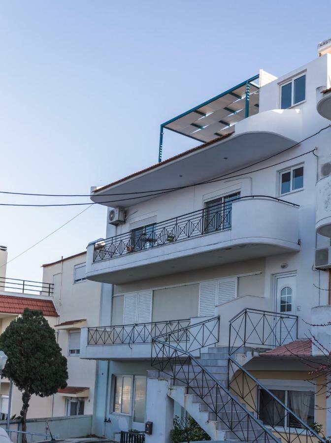 Groovy & Cozy Apt With Private Seaview Rooftop Terrace Родос Экстерьер фото