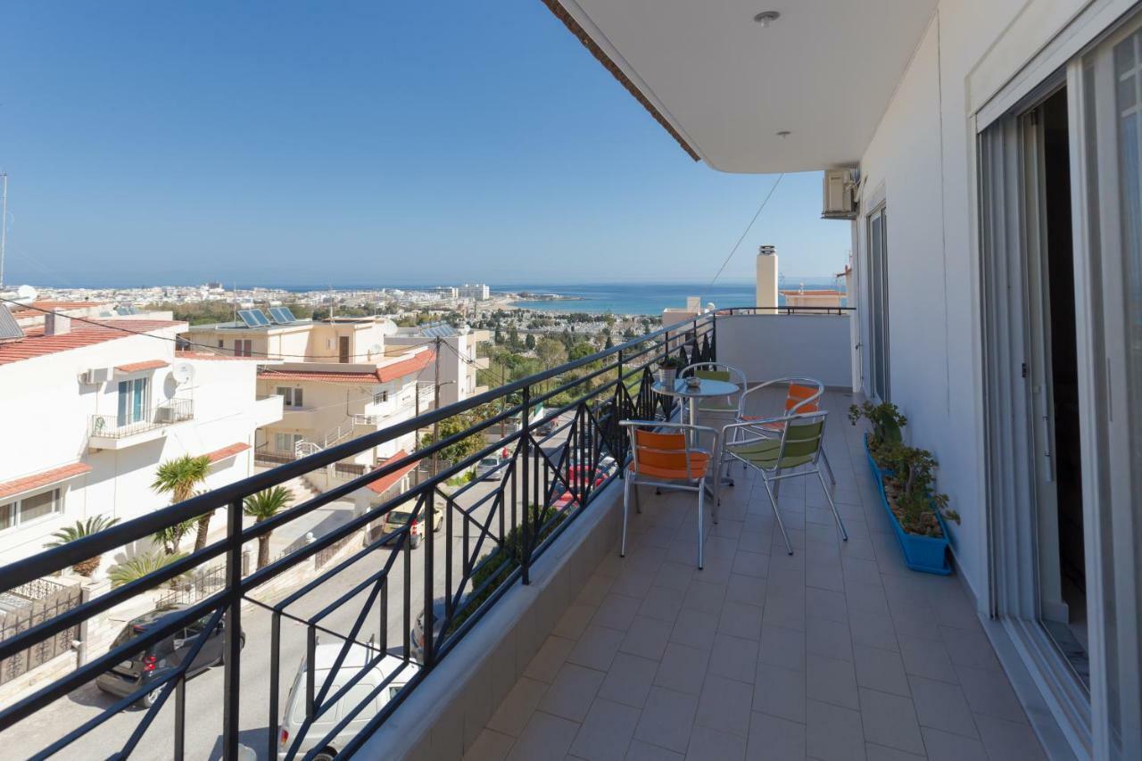 Groovy & Cozy Apt With Private Seaview Rooftop Terrace Родос Экстерьер фото